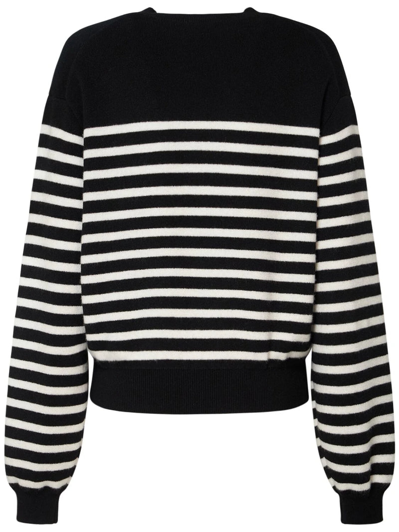 Viola Striped Cashmere Blend Sweater