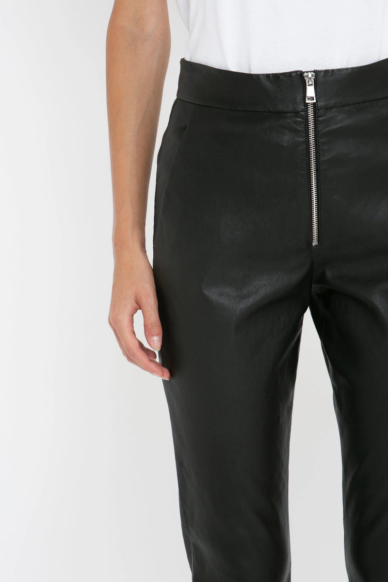 Slim Leather Trouser