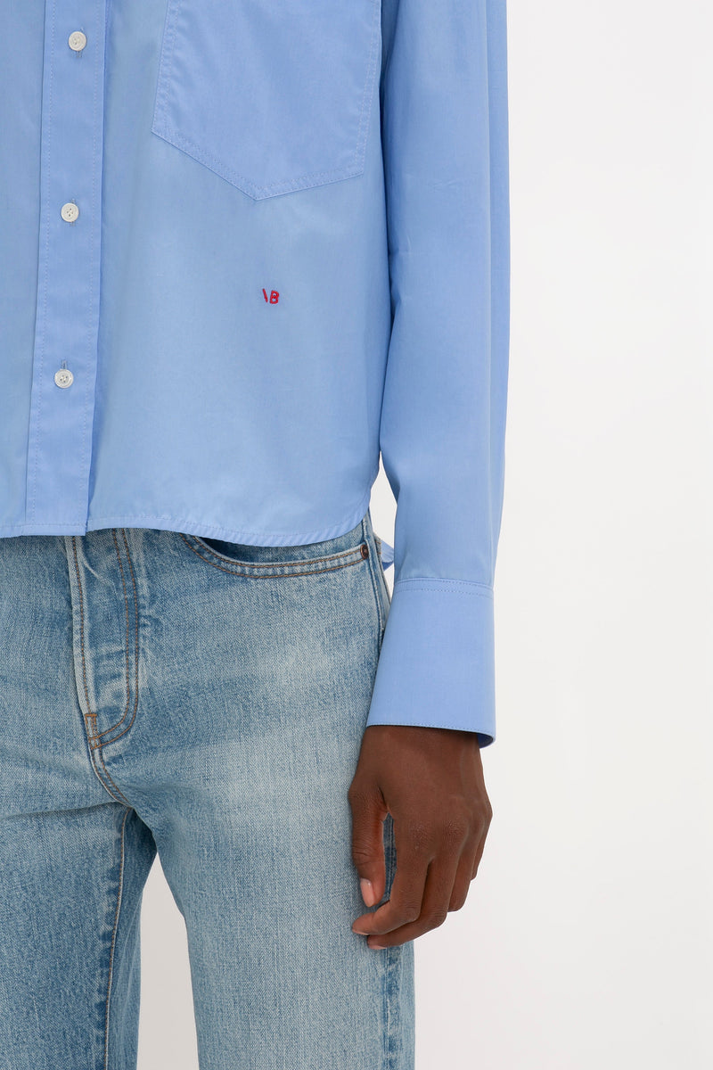 Cropped Long Sleeve Shirt