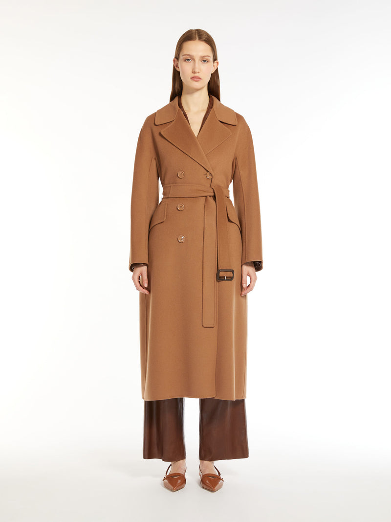 Eric Double Breasted Wool Belted Coat