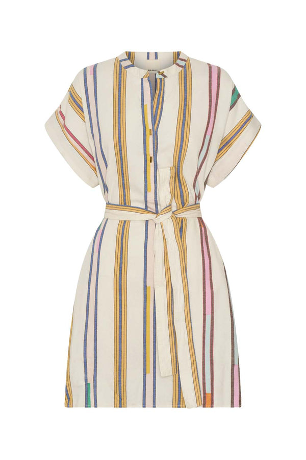 Striped Athena Short Tunic Dress