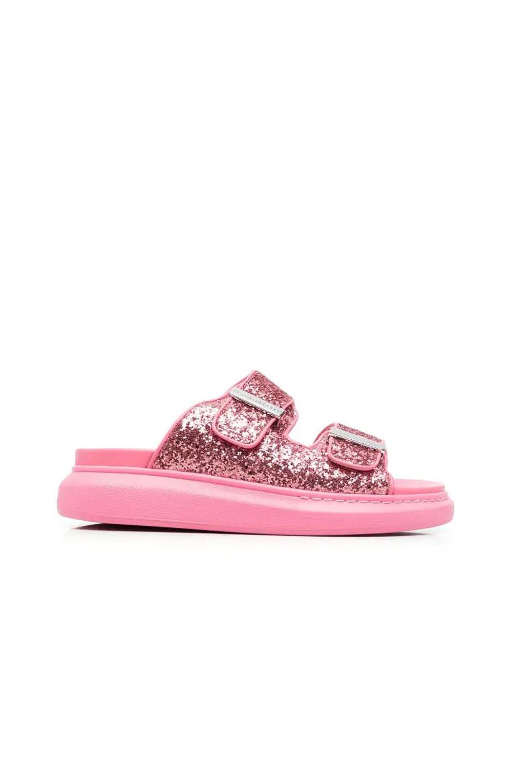 PO ALEXANDER MCQUEEN SPARKLE SLIDES – Belinda International