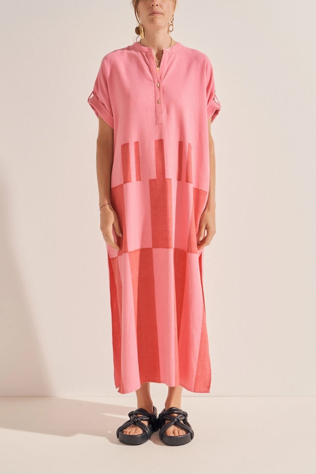Casto Broken Stripe Caftan