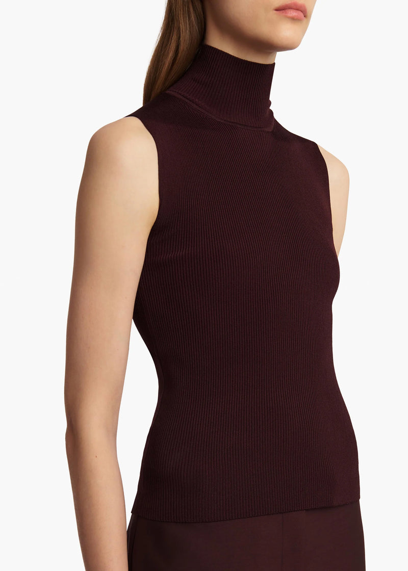 Benita Sleeveless Turtleneck Top