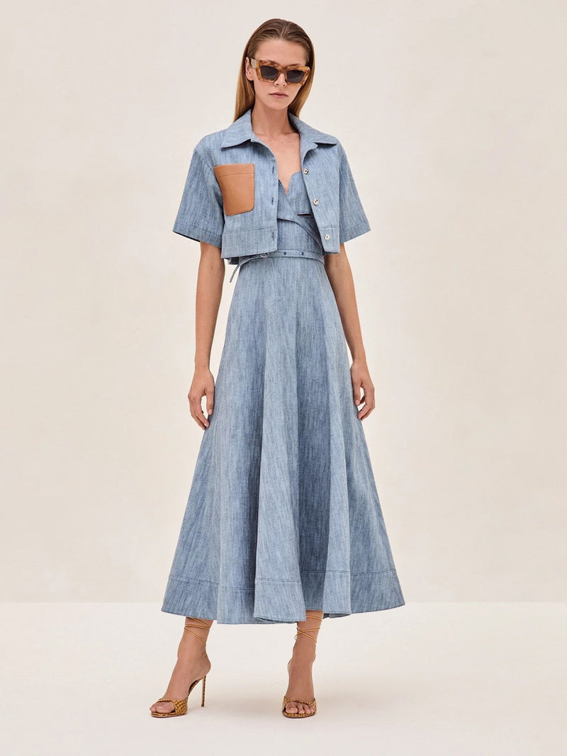 Sirene Chambray Dress