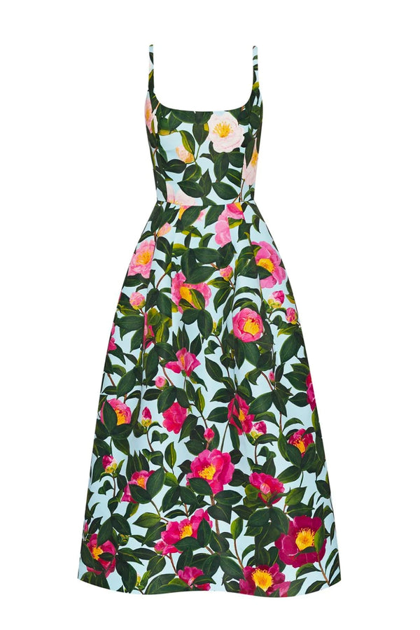 Ballerina Strap Camellias Dress