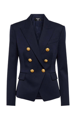 Double-Breasted Wool Blazer