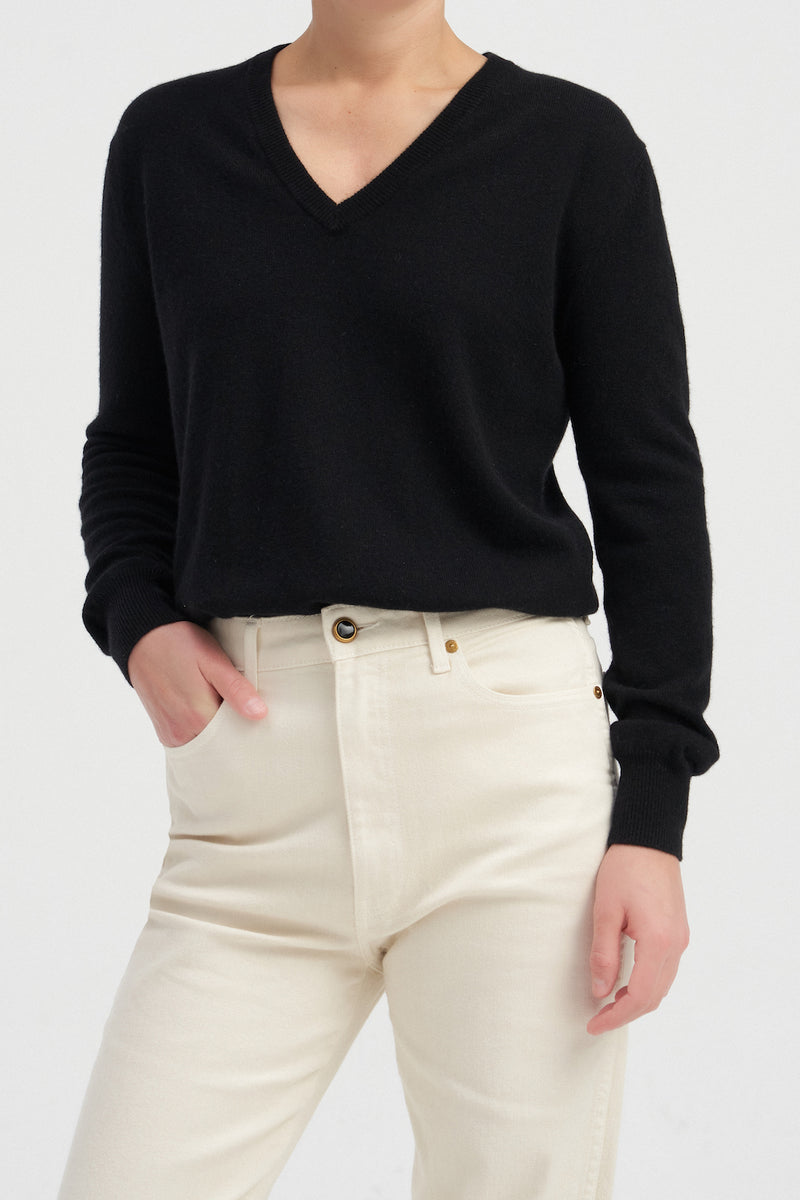 Berlin V-Neck Cashmere Sweater