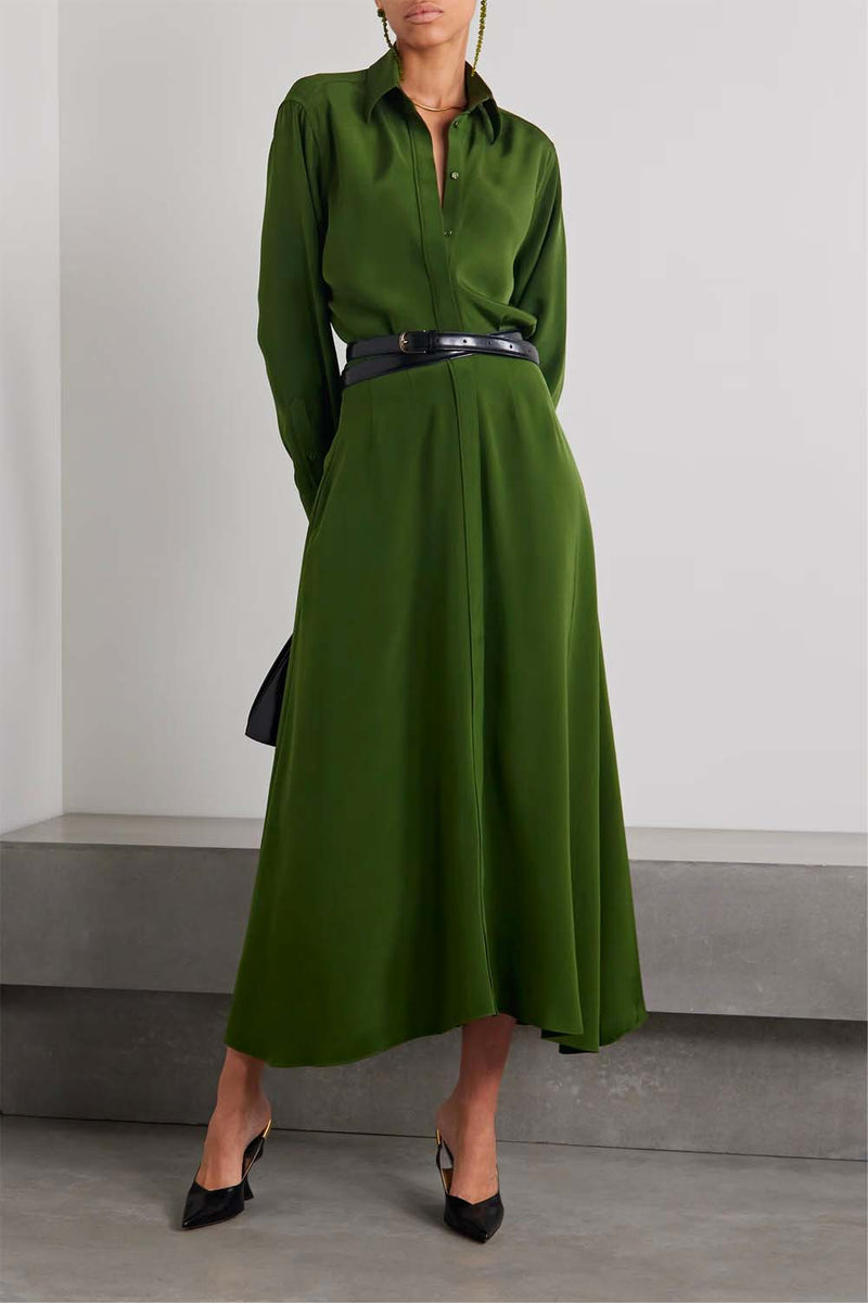 BRANDON MAXWELL CHARLOTTE SHIRT DRESS Belinda International