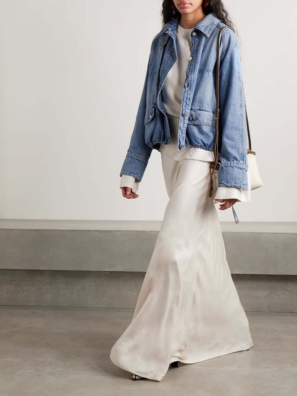 The Harper Balloon Denim Jacket