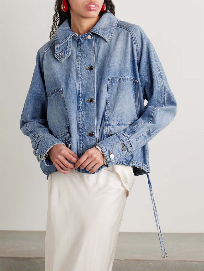 The Harper Balloon Denim Jacket