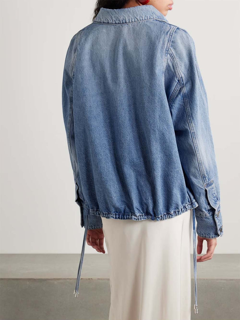 The Harper Balloon Denim Jacket