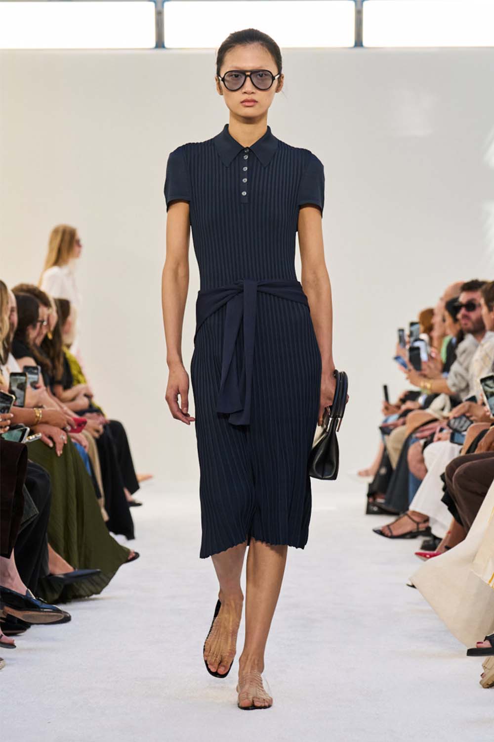 brandon maxwell blue dress Burnt Orange, Mustard and Navy Blue Wedding Color Palette –  robesbysilkandmore main image 0