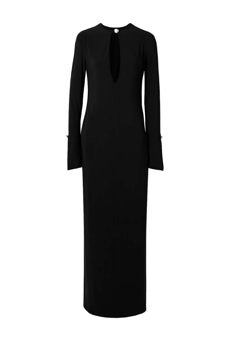 The Sylvie Cutout Stretch-Jersey Gown Belinda International The Sylvie Cutout Stretch-Jersey Gown Belinda International