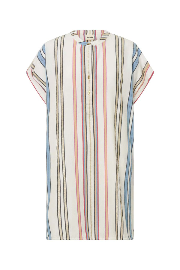 Striped Athena Short Tunic Dress