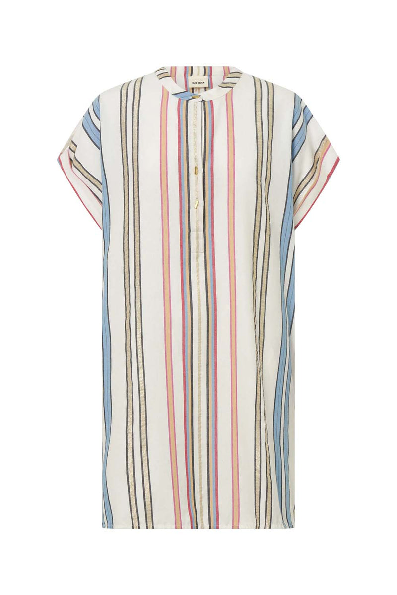 Striped Athena Short Tunic Dress