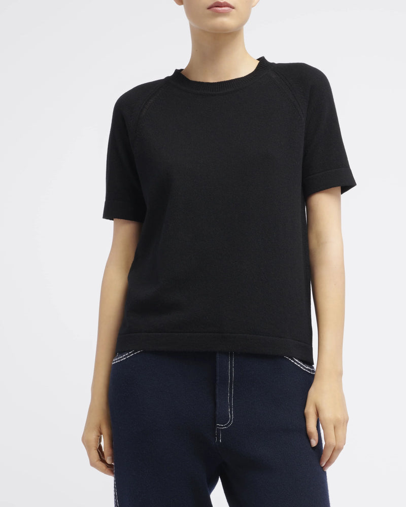 Cashmere Short Sleeve Top