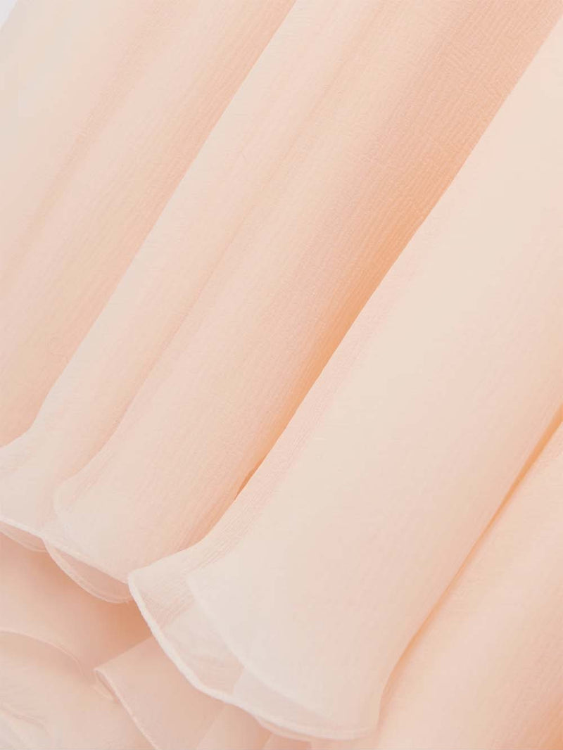 Organic Silk-mousseline Maxi Skirt