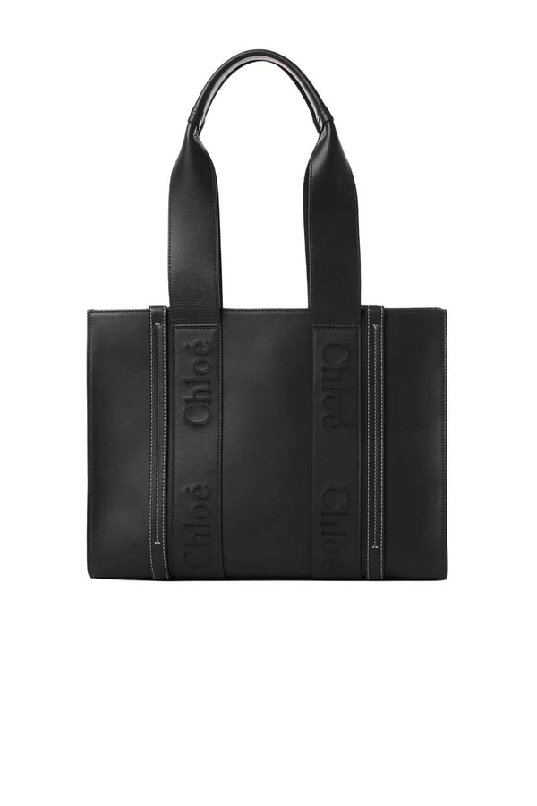 Woody Soft Leather Tote