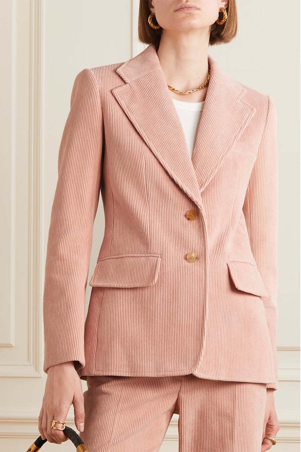 Single-breasted Cotton Corduroy Blazer