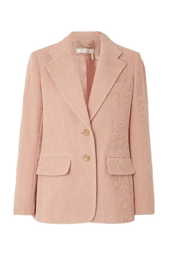 Single-breasted Cotton Corduroy Blazer