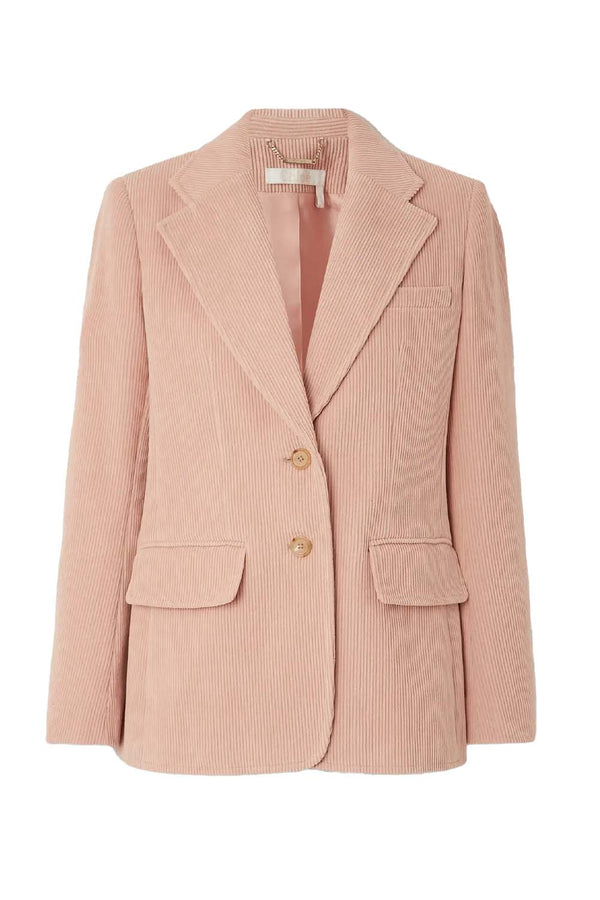 Single-breasted Cotton Corduroy Blazer