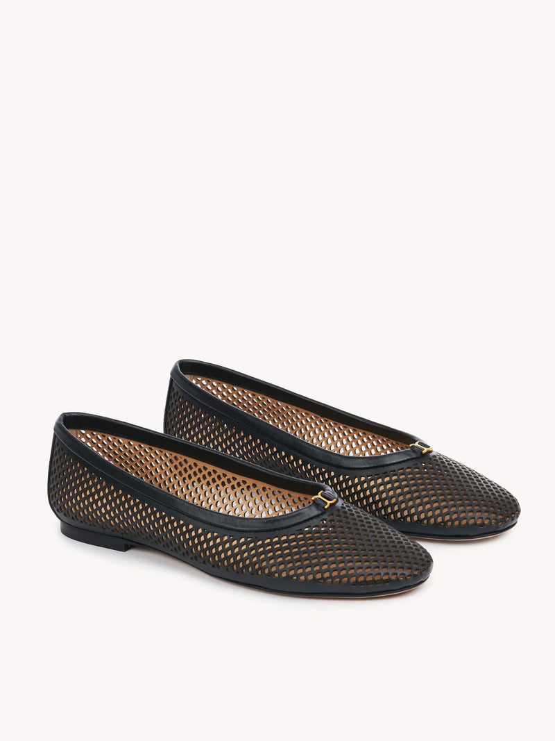 Chloé Marcie leather ballerina shoes - White