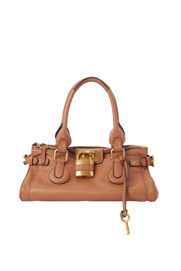 Grained Leather Paddington Tote