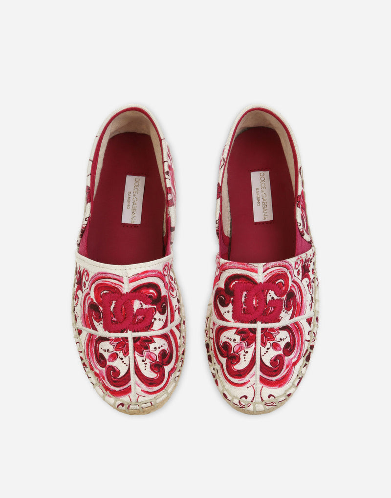 Printed Canvas Espadrilles