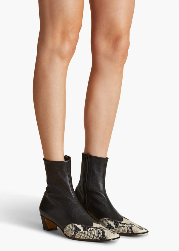 Python-Embossed Nevada Stretch Low Boot