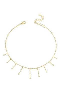 Diamond Infinity Dangle Drop Necklace