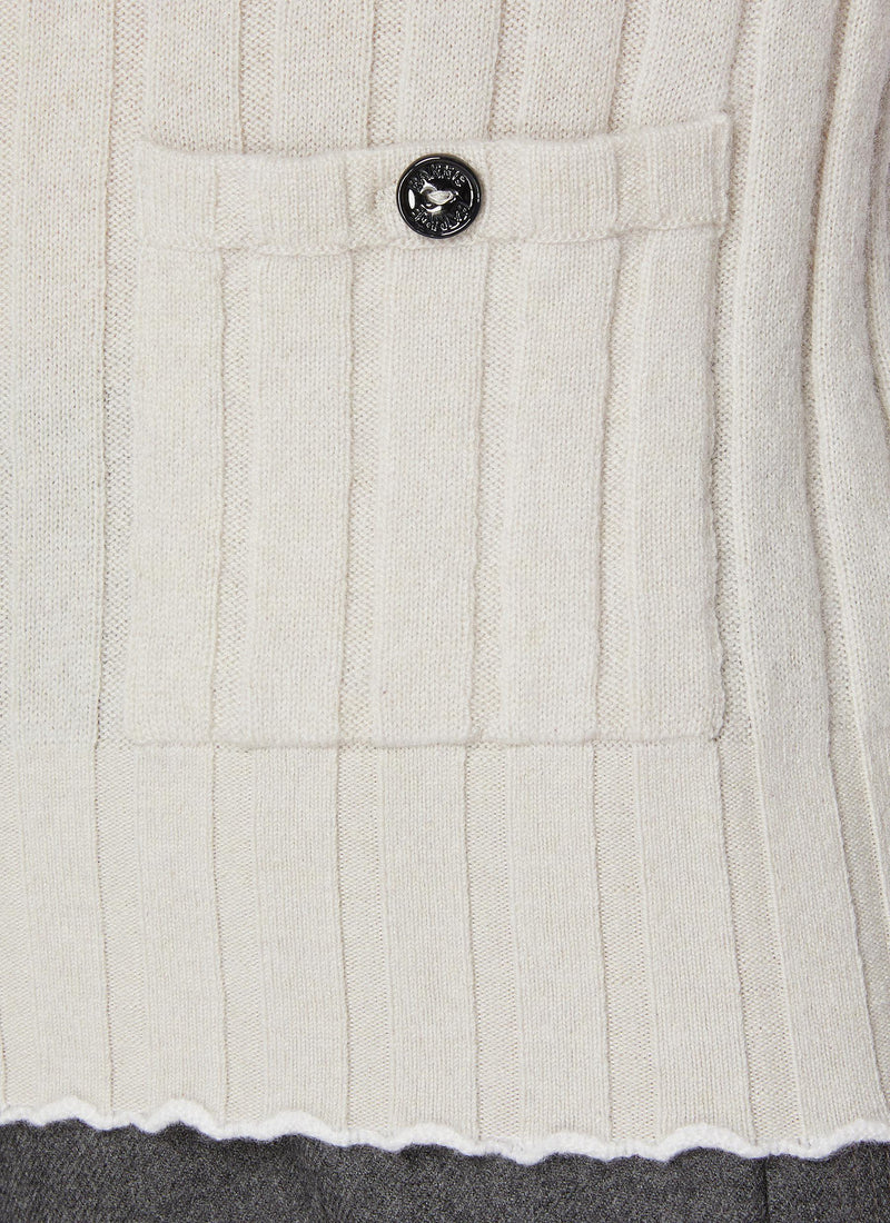 Ribbed Cashmere Top
