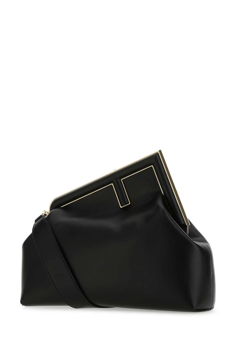 Fendi black 2025 clutch bag