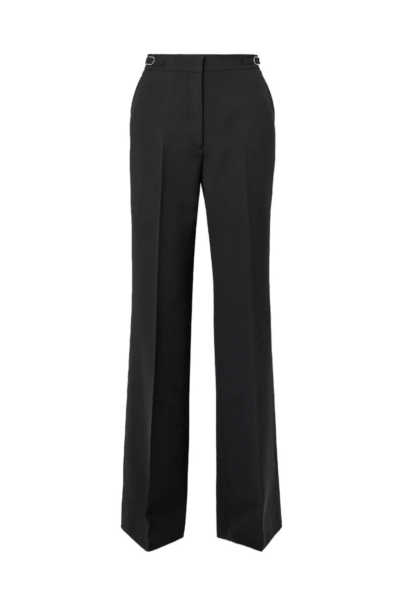 Vesta Wool-Twill Straight-Leg Pants
