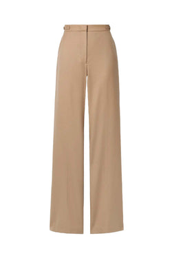 Vesta Wool-Twill Straight-Leg Pants
