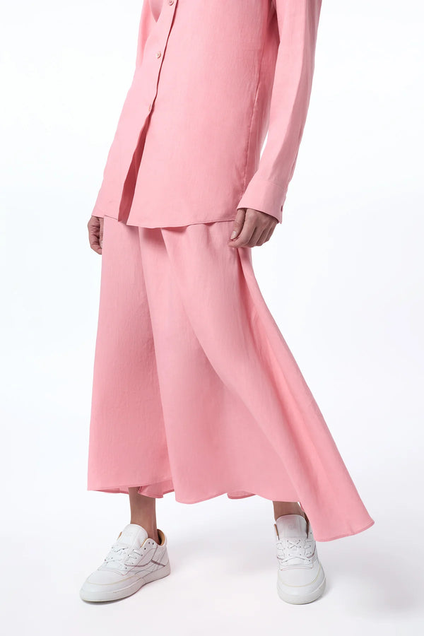 Penelope Linen Midi Skirt