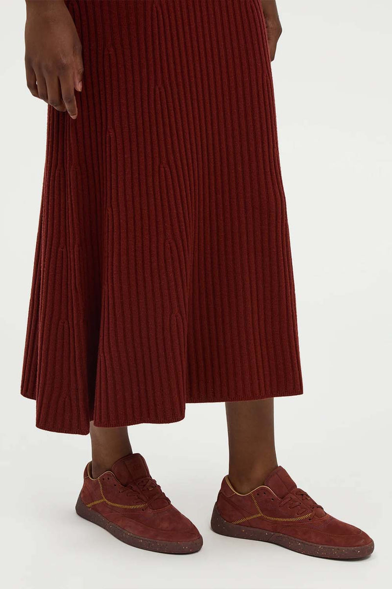 Meier Wool & Cashmere Knit Midi Dress