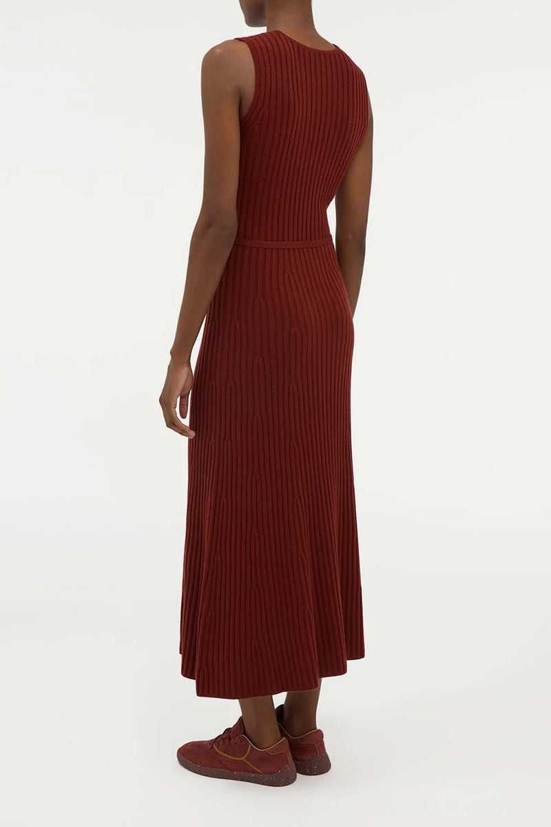 Meier Wool & Cashmere Knit Midi Dress