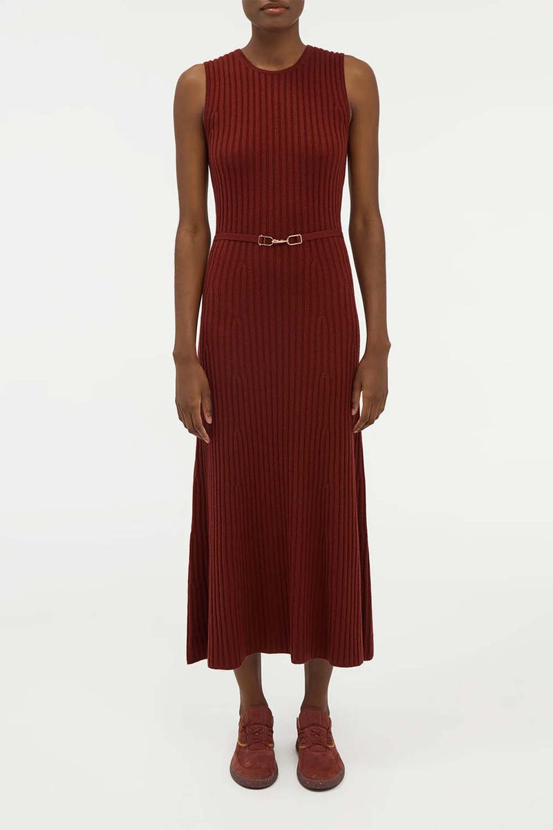 Meier Wool & Cashmere Knit Midi Dress