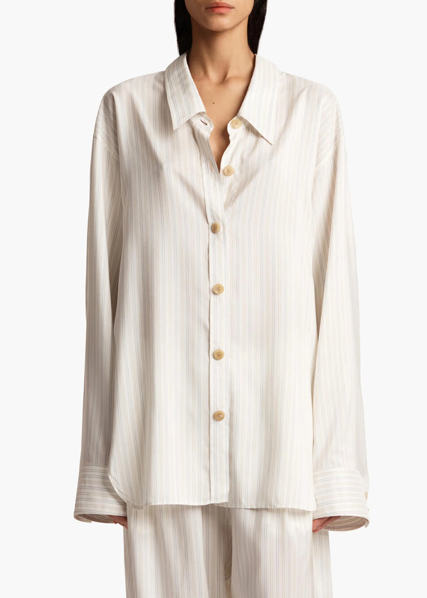 Herschel Stripe Silk Shirt