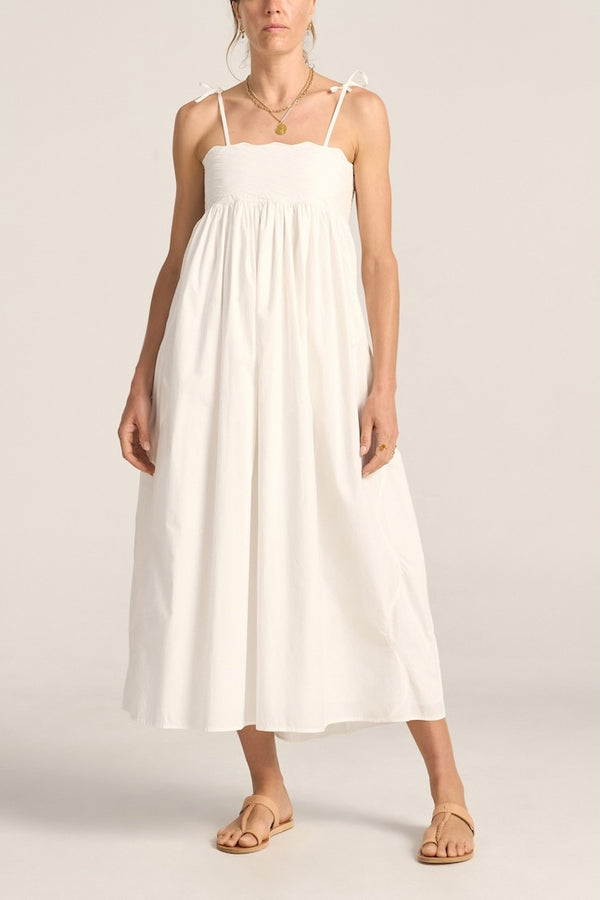 Philomela Wave Patchwork Poplin Dress