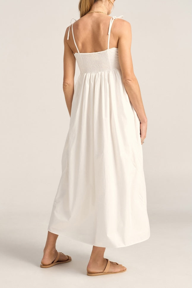 Philomela Wave Patchwork Poplin Dress
