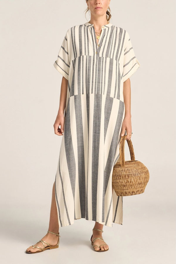Casto Broken Stripe Caftan