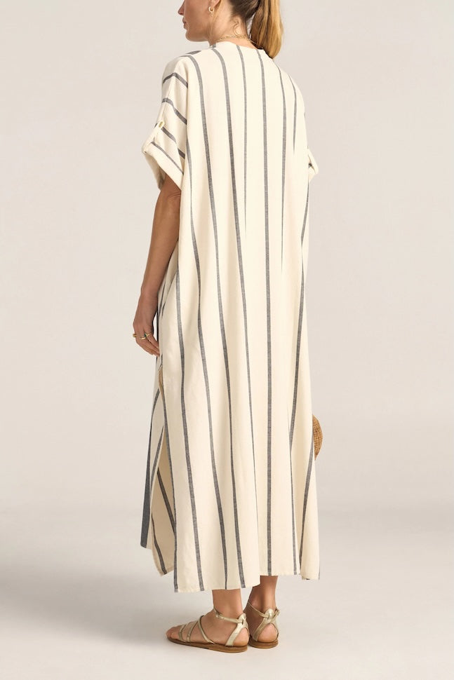 Casto Broken Stripe Caftan