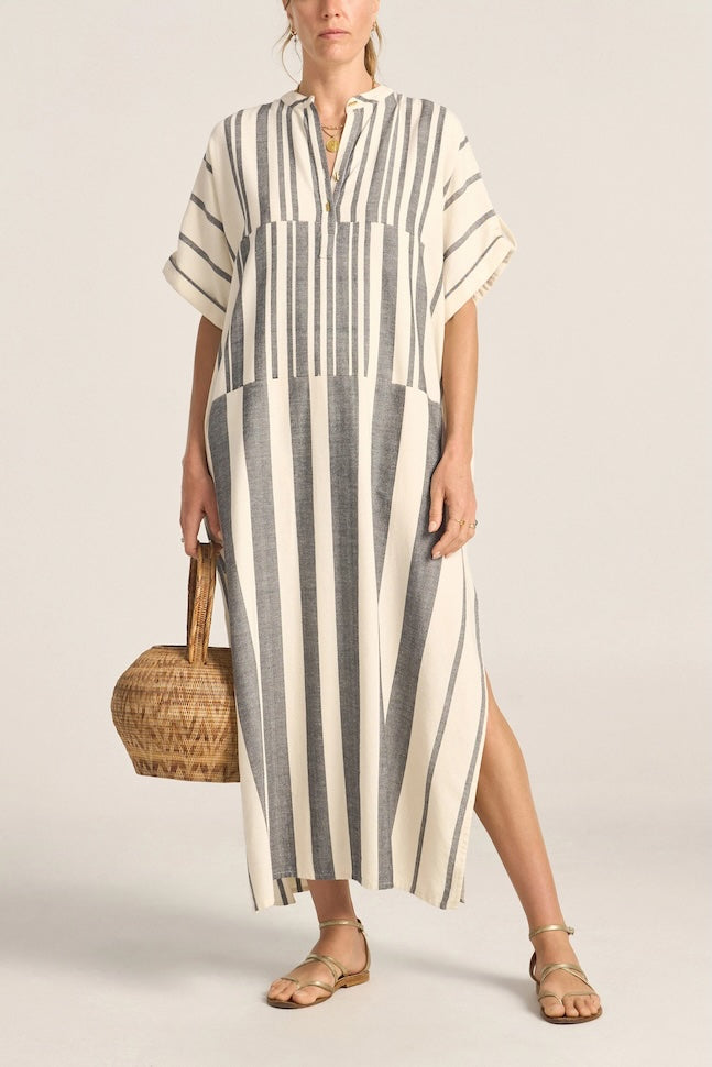 Casto Broken Stripe Caftan