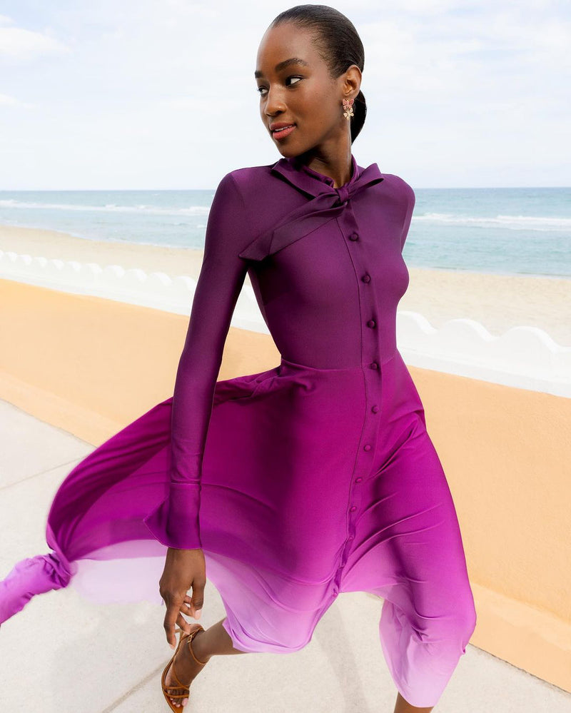 Ombre Jersey Dress