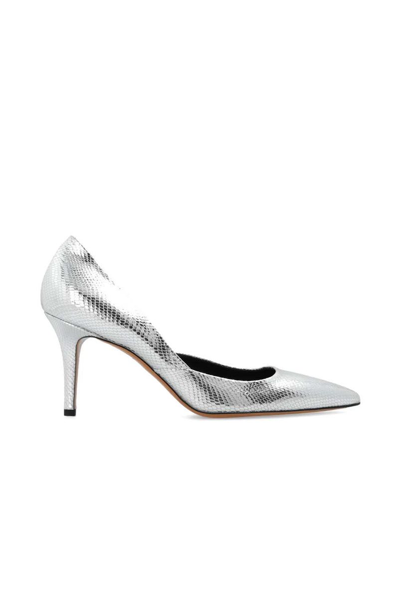 Purcy Pointed-Toe Metallic Pumps