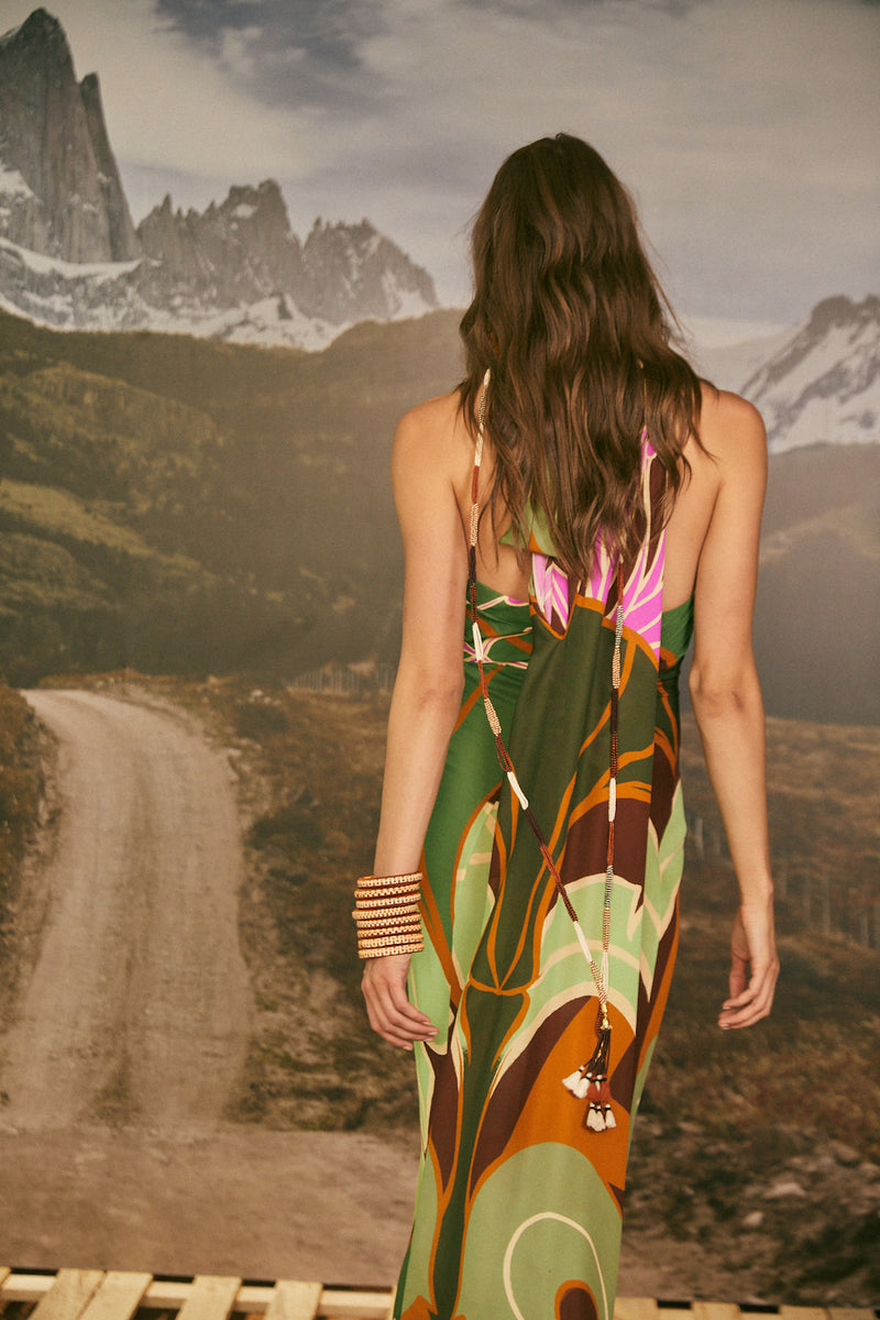 Perfume Memory Silk Dress