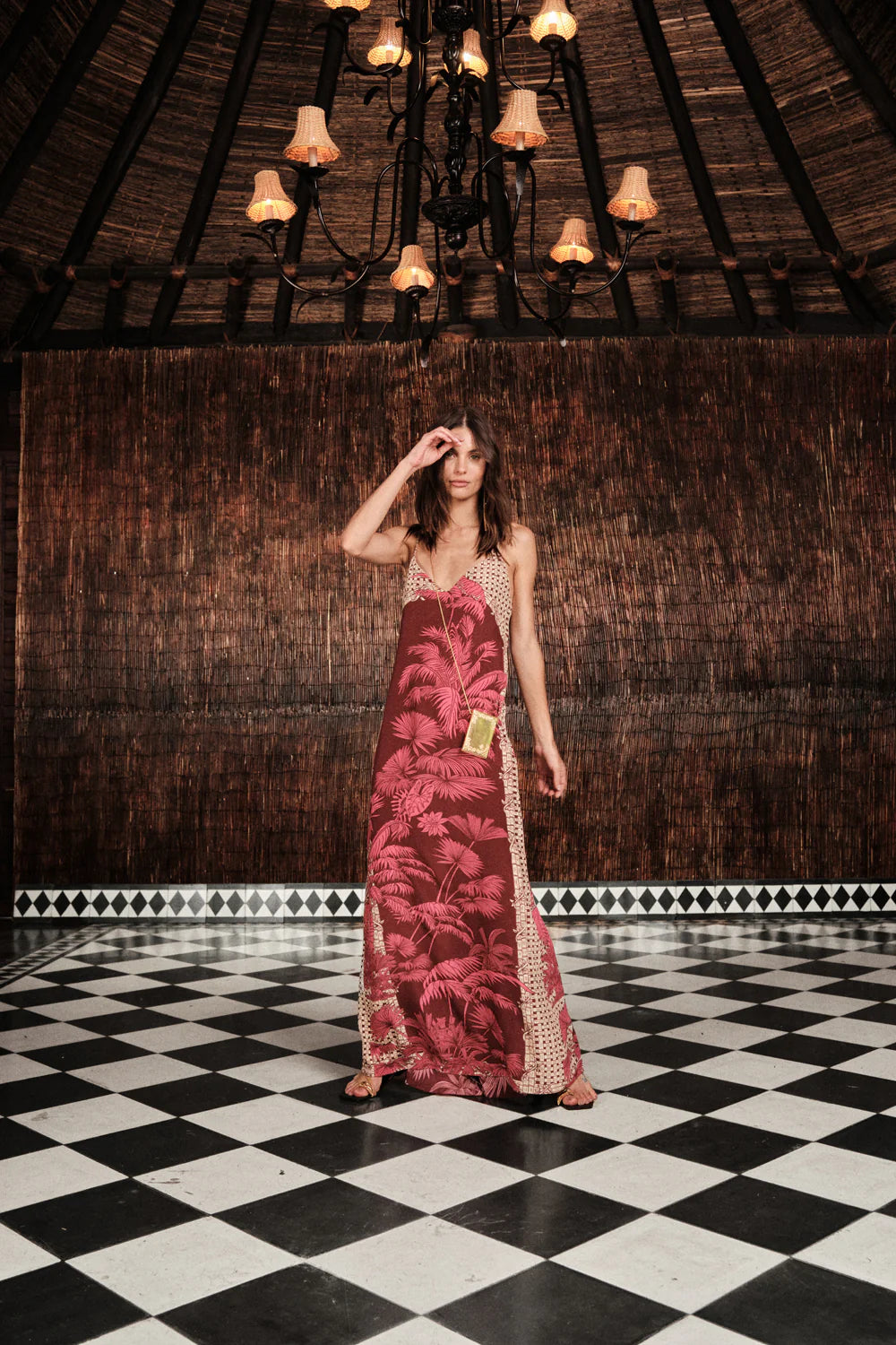 chinese dress ladies Johanna Ortiz Another Chance Linen Maxi Dress