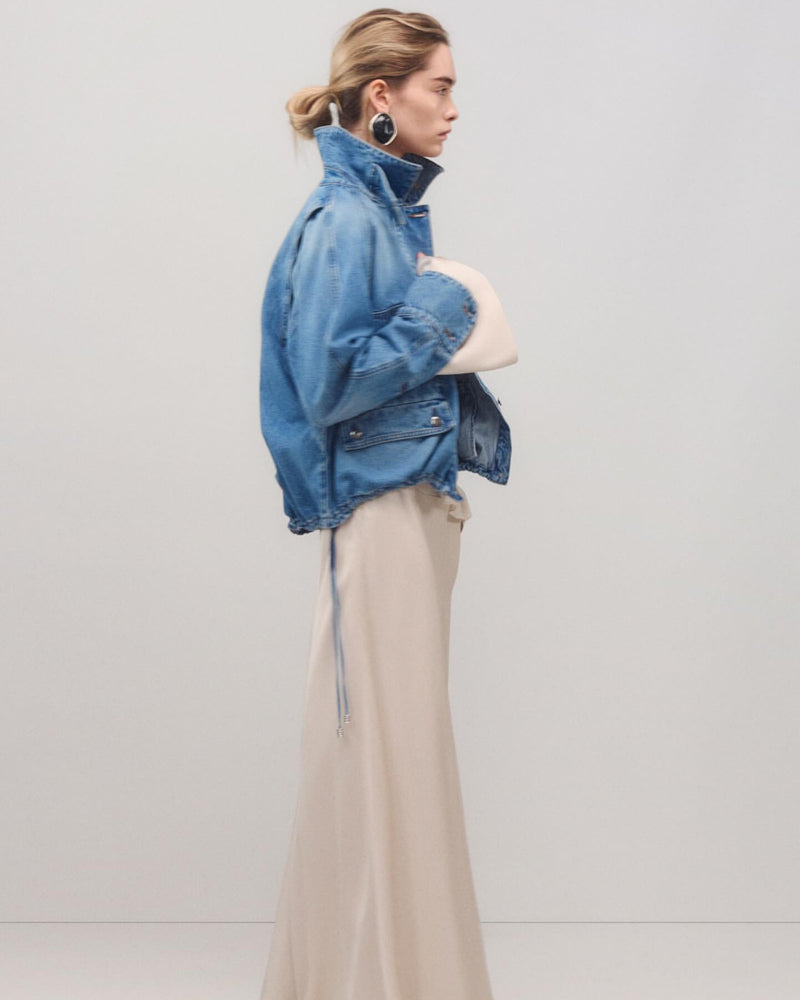 The Harper Balloon Denim Jacket